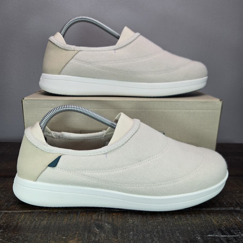 NEW Vessi Sunday Slipper Mens Size 9 Slip On Shoes Sneakers Walnut Beige